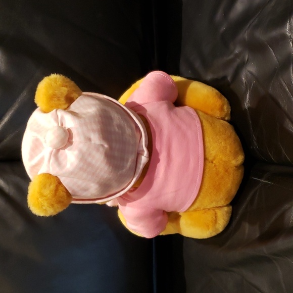 Winnie The Pooh in Pink with Pink Frame - Picture 2 of 7